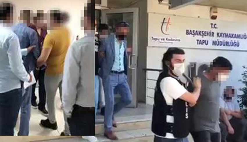 Tapu çetesine baskın! 25 milyon liralık arsasıyı ele geçirmek için 150 bin liralık borcu bile ödediler